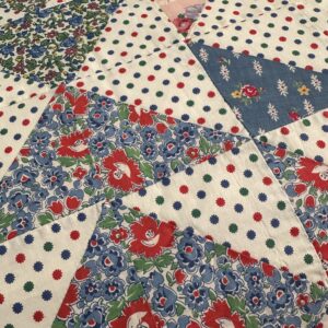 A PAIR! Vintage 1940s Quilt Tops "This and That"