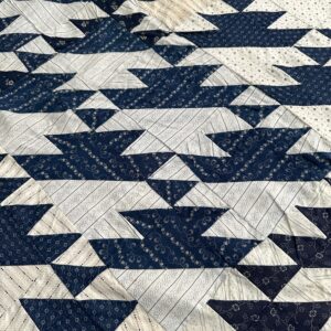 antique quilt top 1880s Ships at Sea