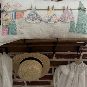 quilt pillow vintage quilt dress charms