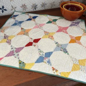 vintage table quilt
