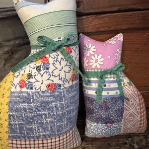 vintage kitty cat quilt pillows
