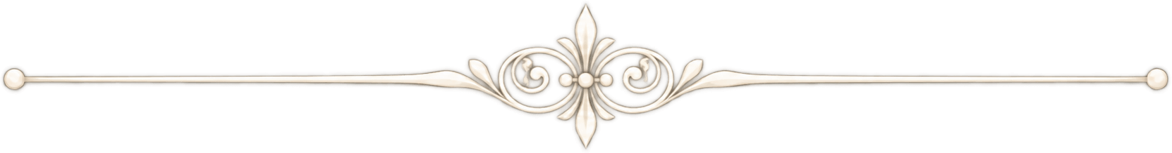 Elegant Ivory Vintage Flourish Divider 2